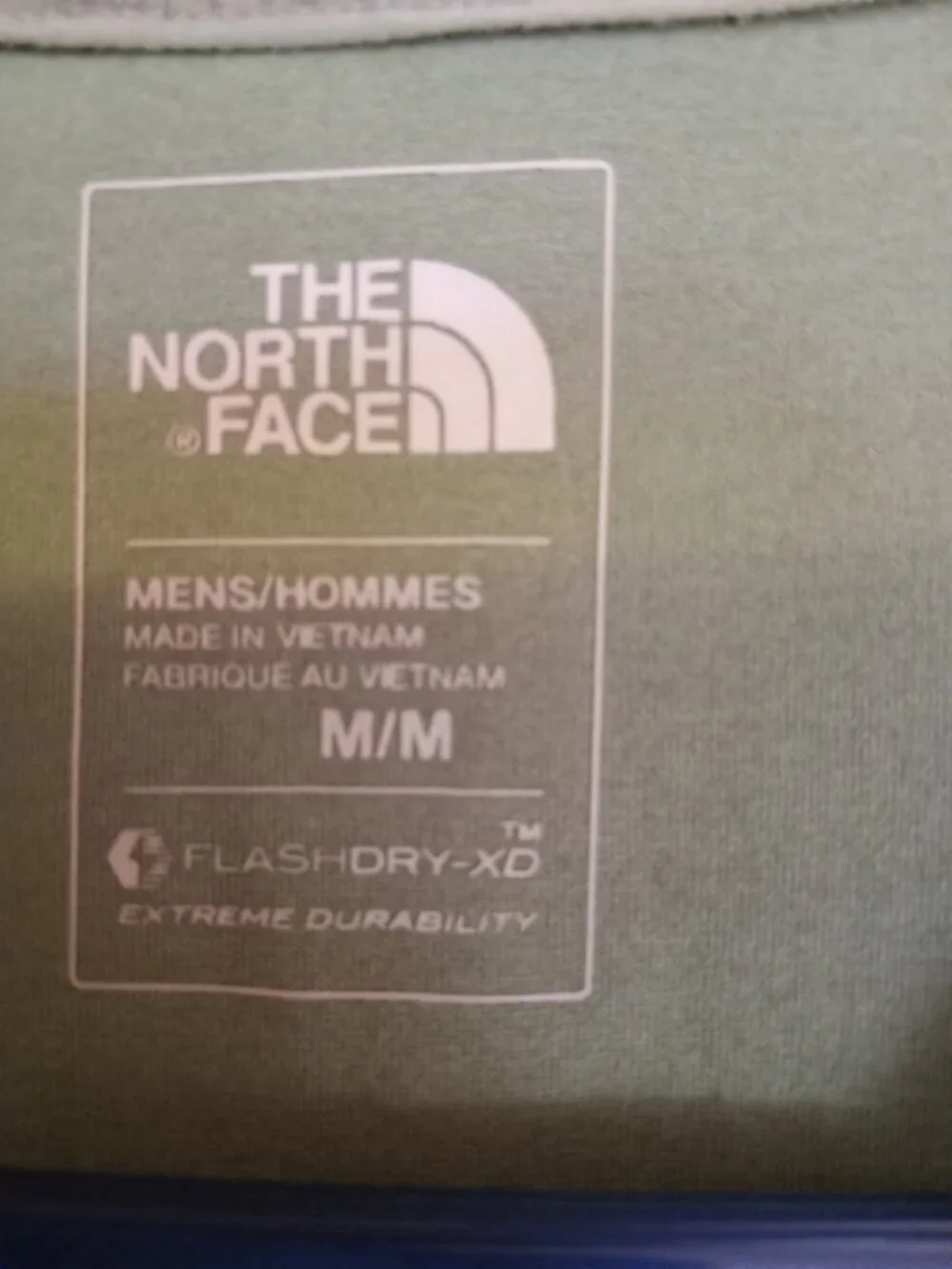 *3 FOR $13* Men's North Face green tshirt